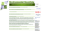 Desktop Screenshot of environmental.scinews.com