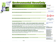 Tablet Screenshot of environmental.scinews.com